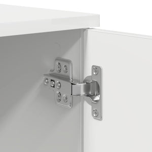 Aufbewahrungsbettgestell Weiß 75 cm