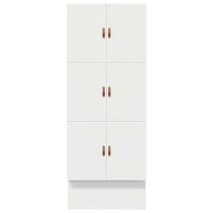 Aufbewahrungsbettgestell Weiß 80 cm