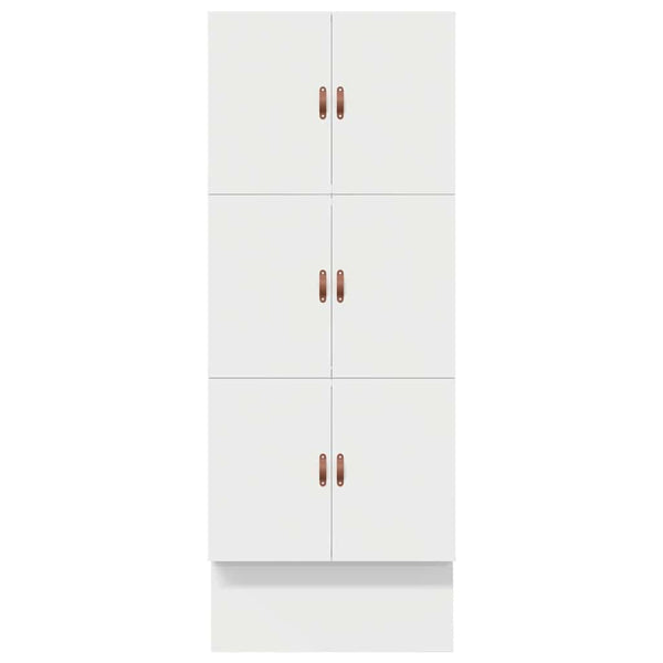 Aufbewahrungsbettgestell Weiß 80 cm