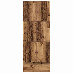 Aufbewahrungsbettgestell Altholz 80 cm