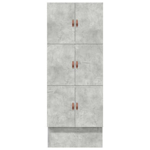 Aufbewahrungsbett 100 cm Betongrau