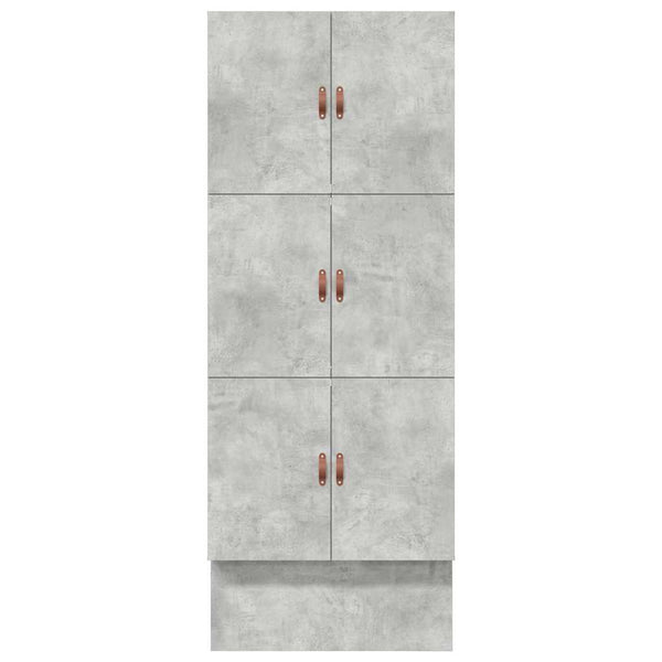 Aufbewahrungsbett 100 cm Betongrau