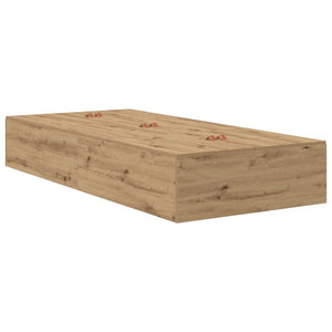 Aufbewahrungsbettgestell Artisan-Eiche 100 cm