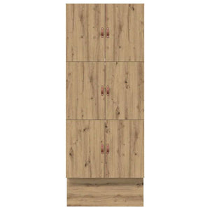Aufbewahrungsbettgestell Artisan-Eiche 100 cm
