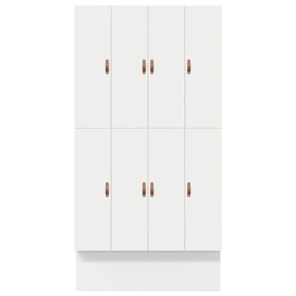 Aufbewahrungsbett 120 cm mit Stauraum Weiß