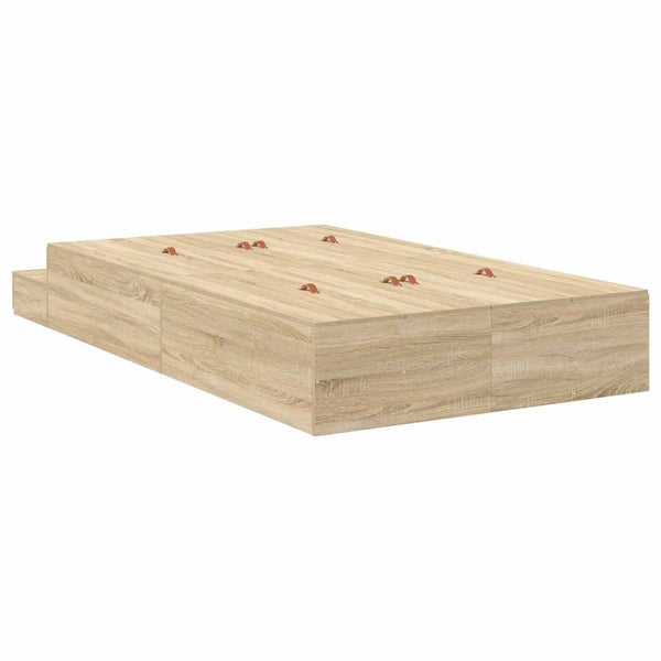 Aufbewahrungsbett Sonoma-Eiche 120 cm