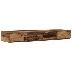 Aufbewahrungsbettgestell Altholz 120 cm