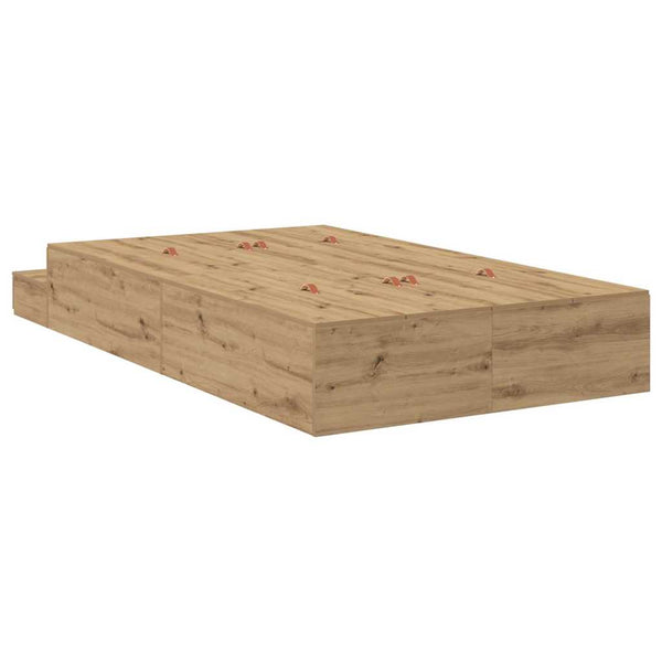 Aufbewahrungsbettgestell 120 cm Artisan Eiche