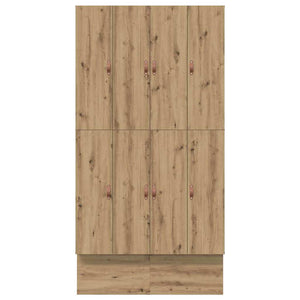 Aufbewahrungsbettgestell 120 cm Artisan Eiche