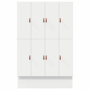 Bettgestell mit Stauraum Weiß 150 cm