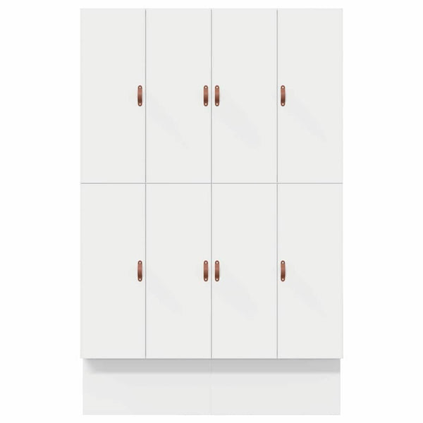 Bettgestell mit Stauraum Weiß 150 cm