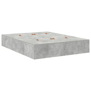 Aufbewahrungsbett 150 cm Beton Grau
