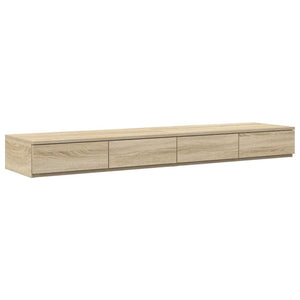 Aufbewahrungsbettgestell Sonoma-Eiche 160 cm