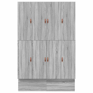 Aufbewahrungsbett 135 cm Graues Sonoma