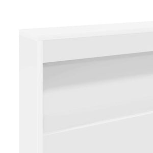 Bücherregal Bett Weiß 90x200 cm