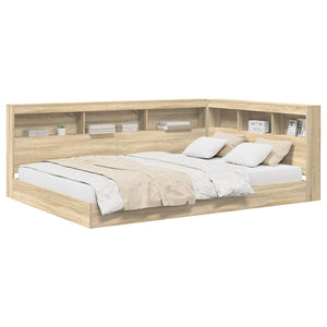 Bücherregal Bett 140x200 Sonoma Eiche