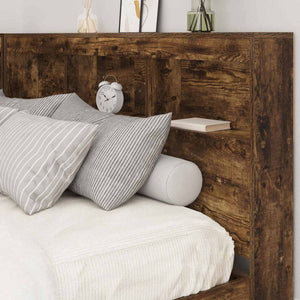 Bücherregal Bett 140x200 Räuchereiche
