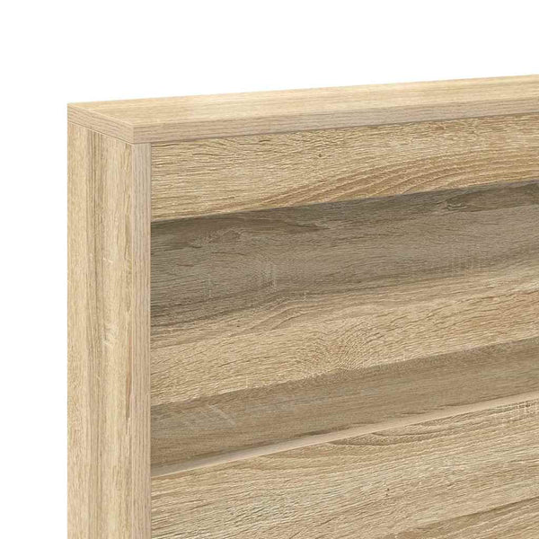 Bücherregal Bett 160x200 Sonoma Eiche