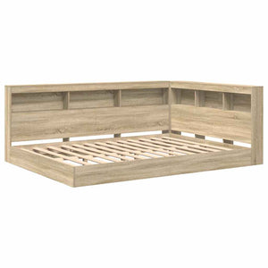 Bücherregal Bett 160x200 Sonoma Eiche