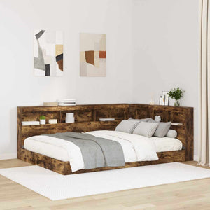 Bücherregal Bett 160x200 Räuchereiche