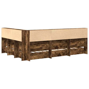 Bücherregal Bett 160x200 Räuchereiche