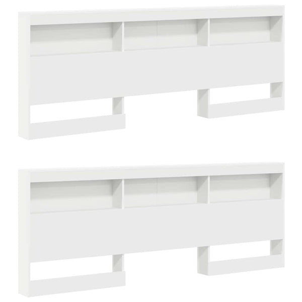 Bücherregal Bett Weiß 180x200 cm