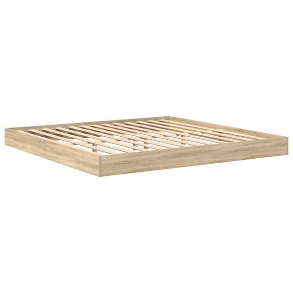 Bücherregal Bett 180x200 Sonoma Eiche