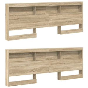 Bücherregal Bett 180x200 Sonoma Eiche