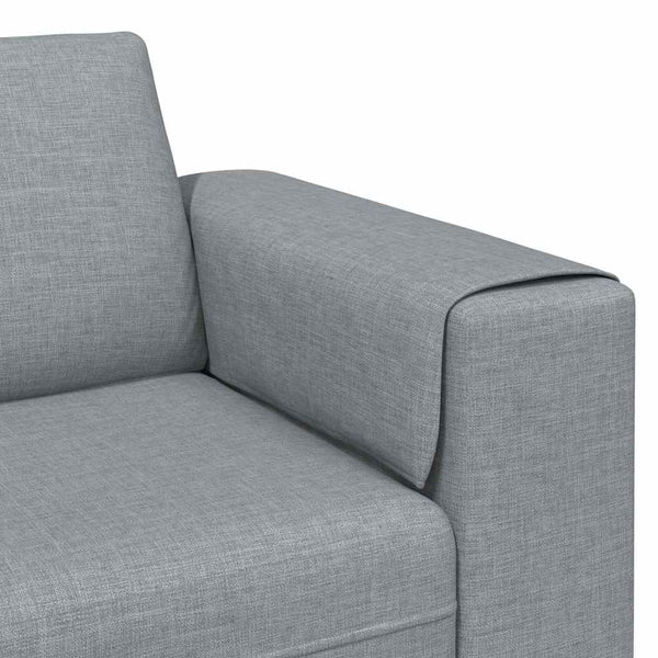 Hellgraue Wohnzimmer Couch, 250 cm