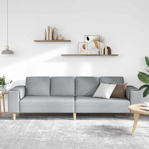 Hellgraue Wohnzimmer Couch, 250 cm