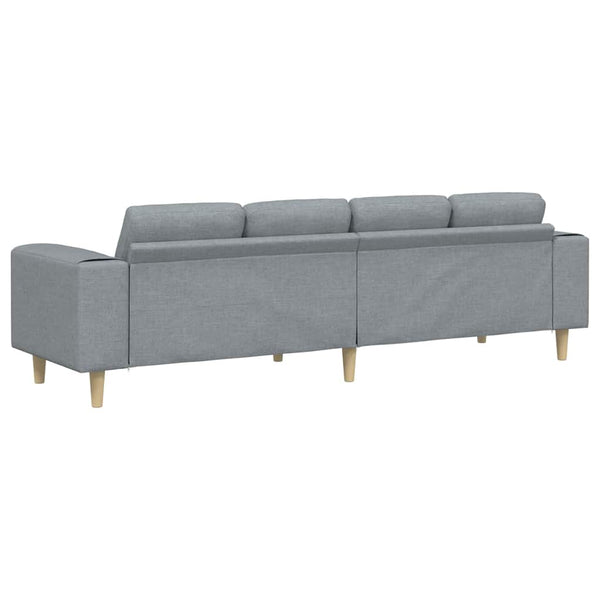 Hellgraue Wohnzimmer Couch, 250 cm