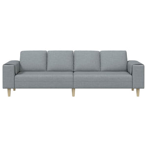 Hellgraue Wohnzimmer Couch, 250 cm