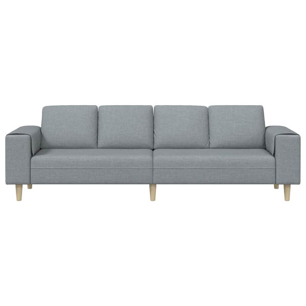 Hellgraue Wohnzimmer Couch, 250 cm