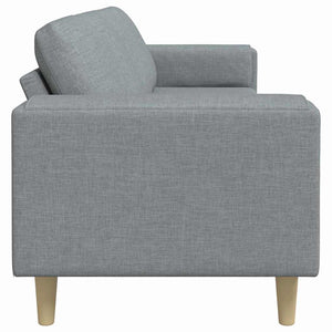 Hellgraue Wohnzimmer Couch, 250 cm