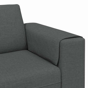 Dunkelgraue Wohnzimmer Couch Polyester 250 cm