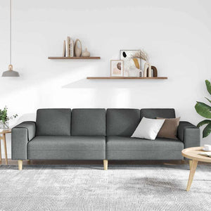 Dunkelgraue Wohnzimmer Couch Polyester 250 cm