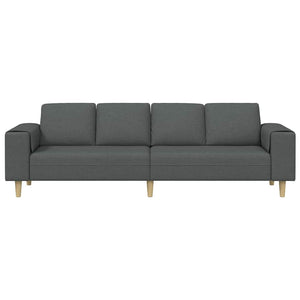 Dunkelgraue Wohnzimmer Couch Polyester 250 cm