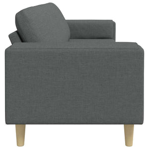 Dunkelgraue Wohnzimmer Couch Polyester 250 cm