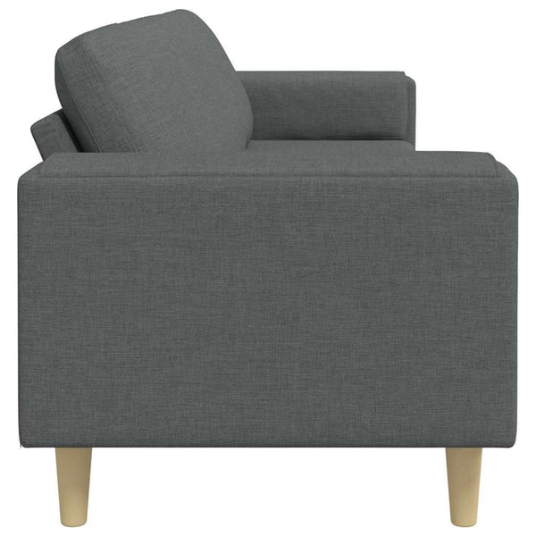 Dunkelgraue Wohnzimmer Couch Polyester 250 cm