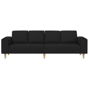 Schwarzes Wohnzimmer Sofa Polyester 250cm
