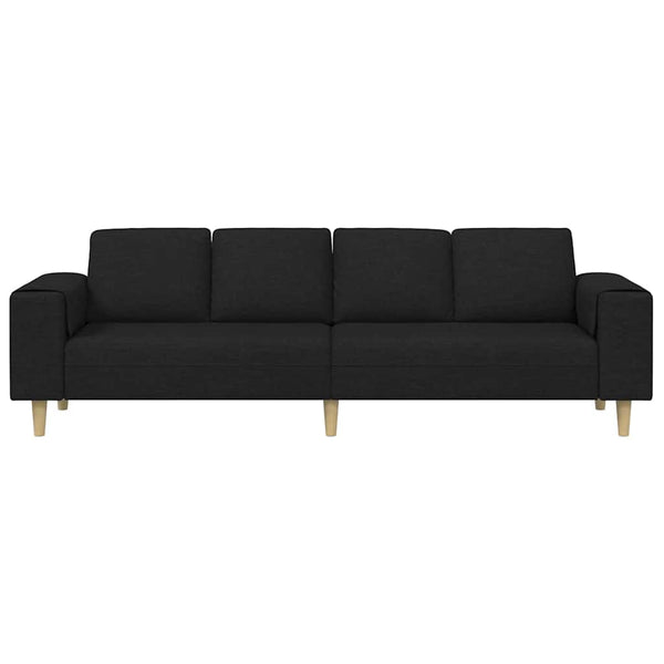 Schwarzes Wohnzimmer Sofa Polyester 250cm