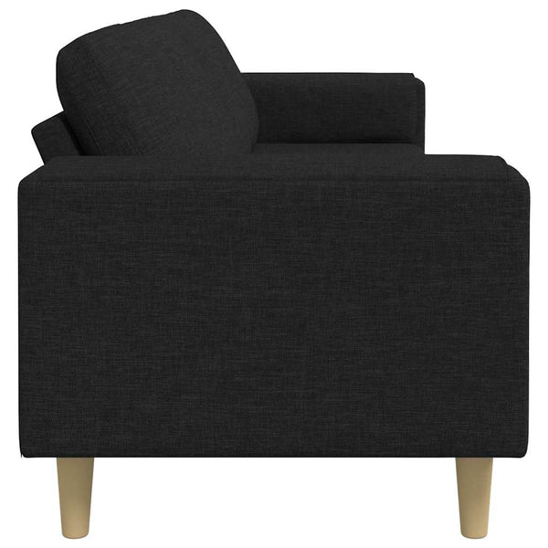 Schwarzes Wohnzimmer Sofa Polyester 250cm