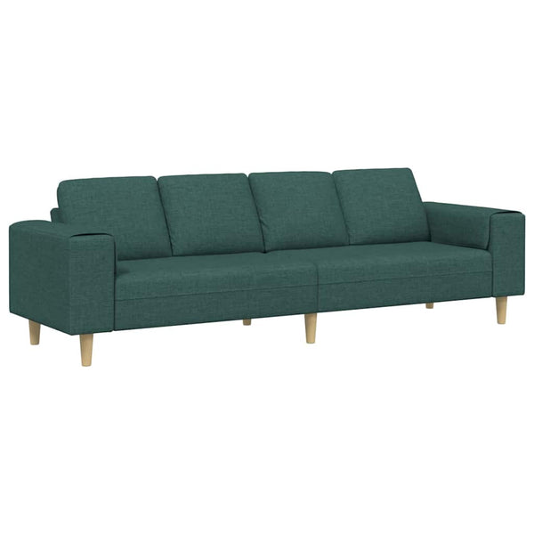 Dunkelgrüne Wohnzimmer Couch Polyester 250 cm