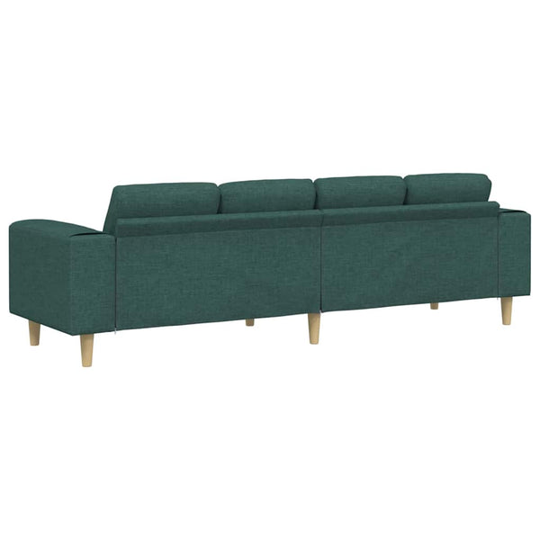 Dunkelgrüne Wohnzimmer Couch Polyester 250 cm