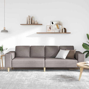 Taupe Wohnzimmer Couch, 250 cm
