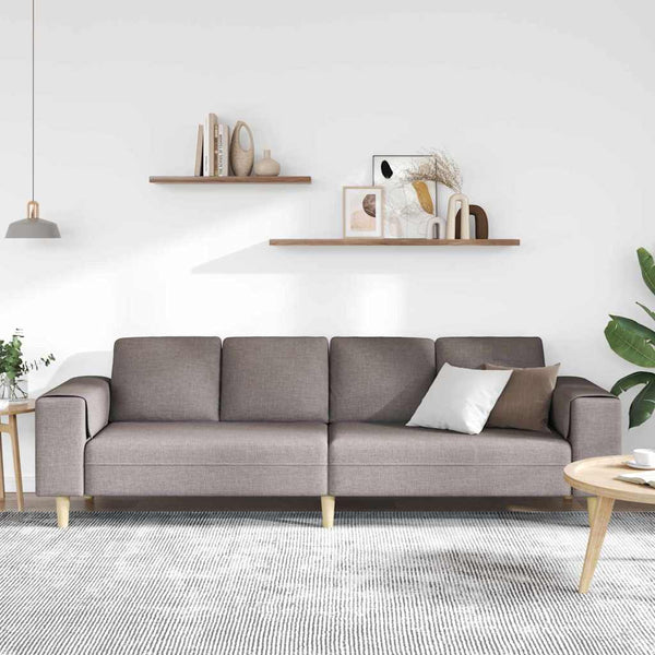 Taupe Wohnzimmer Couch, 250 cm