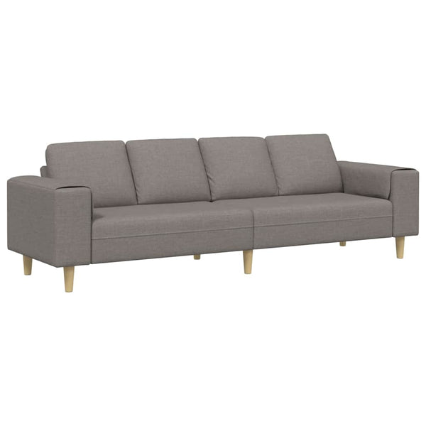 Taupe Wohnzimmer Couch, 250 cm