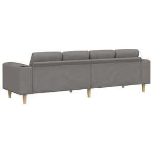 Taupe Wohnzimmer Couch, 250 cm