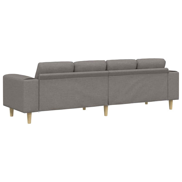 Taupe Wohnzimmer Couch, 250 cm