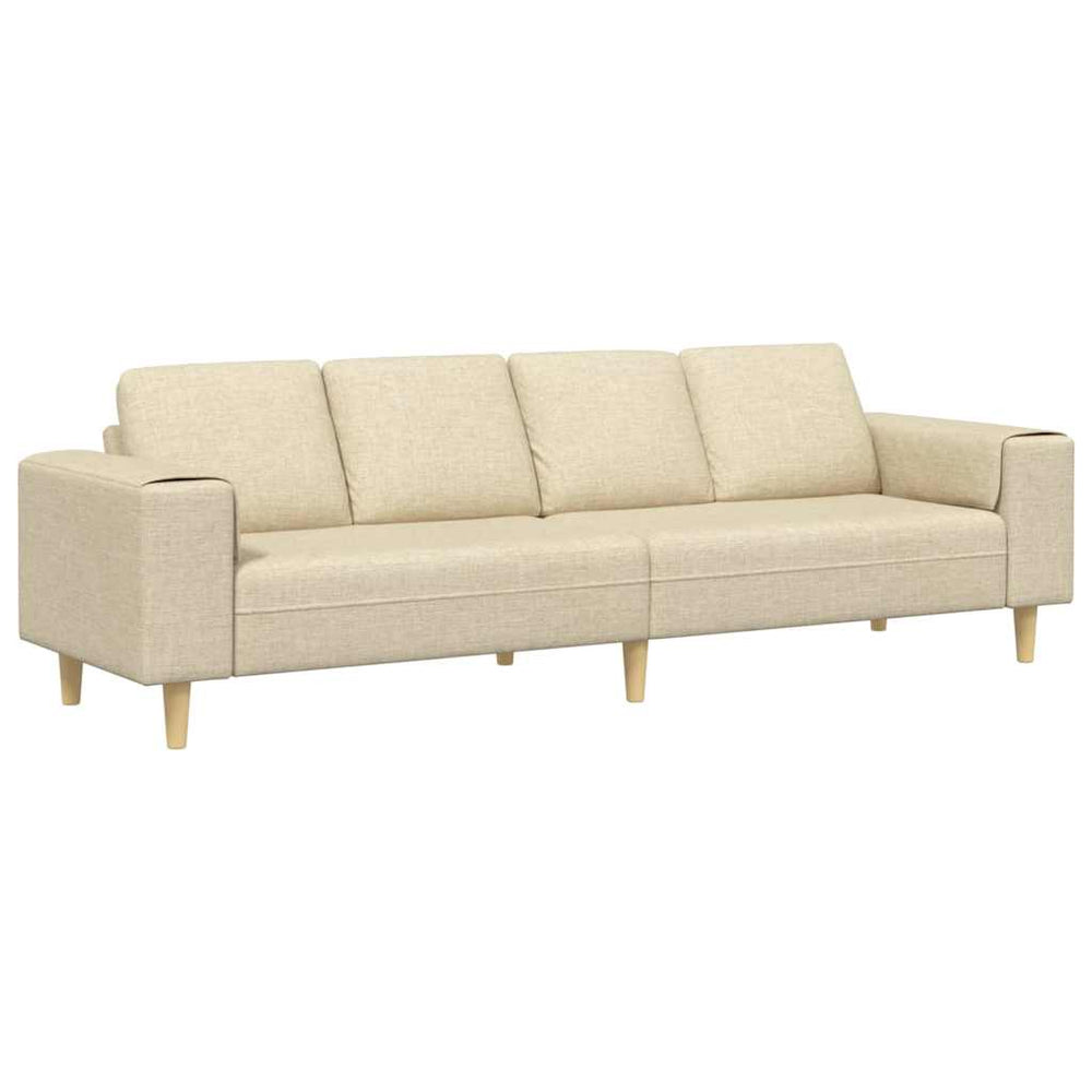 Creme Wohnzimmer Couch Polyester 250cm